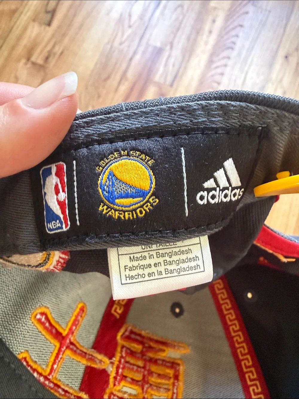 Adidas Chinese New Year Golden State Warriors Basketball Baseball cap hat